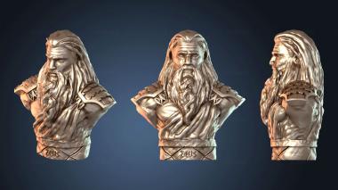 3D модель Бюст Зевса (STL)