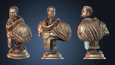 3D модель Стилизованный портрет бюста Зода (STL)