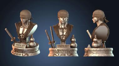 3D модель Бюст Зоро (STL)