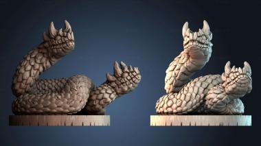 3D модель Amphis baena Двуглавая змея (STL)