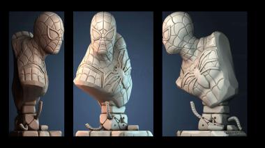 3D модель Бюст Человека паука (STL)
