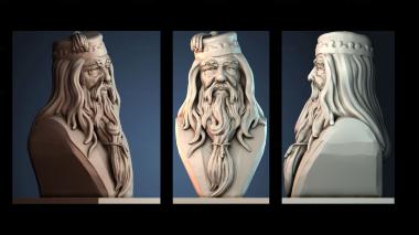 3D модель Бюст Альбуса Дамблдора (STL)