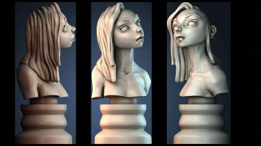 3D модель Женский бюст (STL)