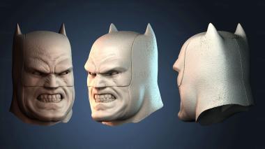 3D модель Голова Бэтмена Супергерой (STL)
