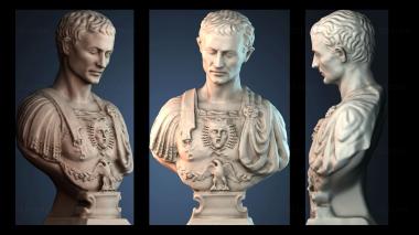 3D модель Бюст Юлия Цезаря (STL)