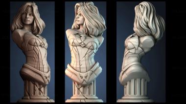 3D модель Бюст Чудо женщины (STL)