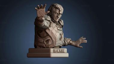 3D модель бюст железного человека (STL)
