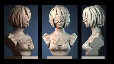 3D модель BUSTH_6154 (STL)