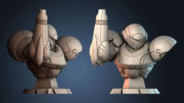3D модель Бюст Самус Metroid (STL)