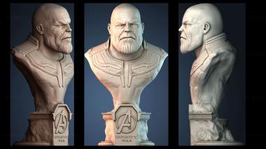 3D модель Бюст Таноса (STL)