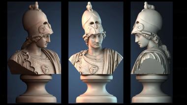 3D модель Бюст Афины Паллады Джустиниани (STL)