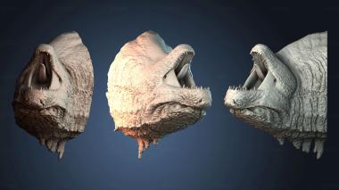 3D модель Голова Годзиллы (STL)