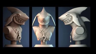 3D модель Мако бюст (STL)