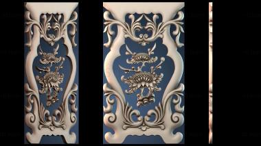 3D модель Узор для стола и стула «Хризантема» (STL)