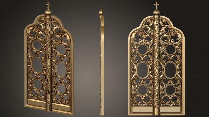 3D model Carved royal gate (STL)