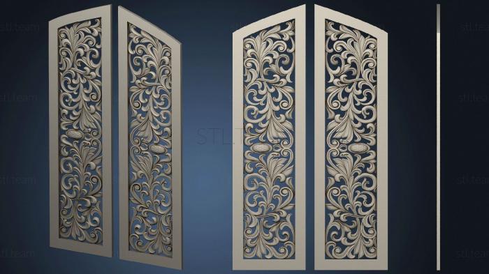 3D model The doors are carved with rounded edges (STL)