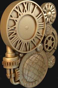 3D model 3d models for cnc, clock, CH_0018 (STL)