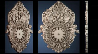 3D model Angel clock and the kids (STL)