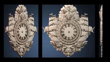 3D model The watch and the ships of pirates (STL)