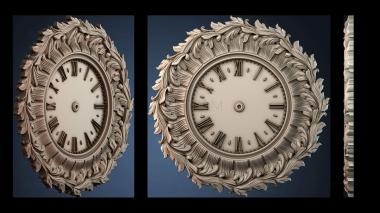 3D model The clock is shaped like a sunflower (STL)
