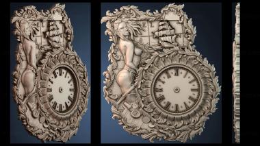 3D модель Узор настенные часы (STL)