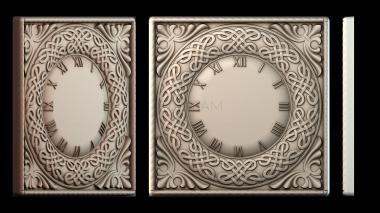 3D model Pattern Wall clock (STL)