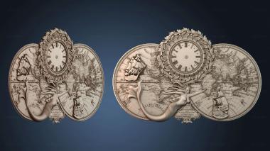 3D модель Панель циферблата часов (STL)