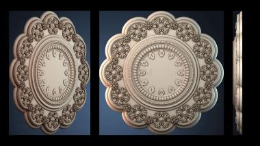 3D модель Узор настенных часов (STL)