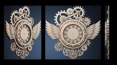 3D модель Узор настенных часов (STL)