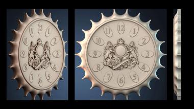 3D model Wall clock pattern (STL)