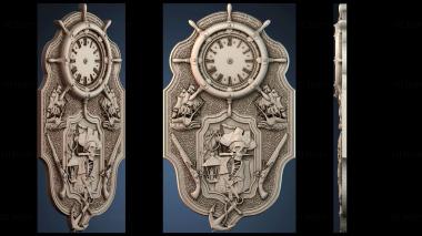 3D model Pirate wall clock (STL)