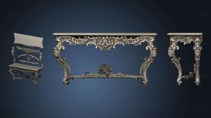 3D model Carved console (STL)