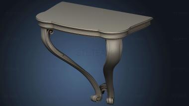 3D model Console table suspended (STL)