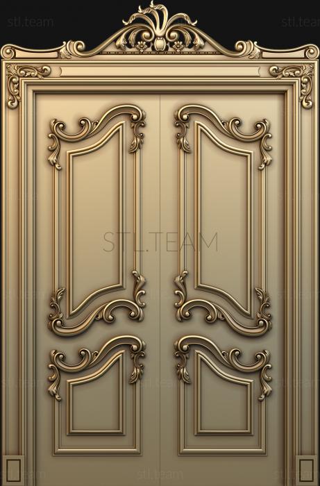 3D модель 3д модель двери (stl) (STL)