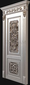 3D model 3d model of door carved for cnc, stl file (STL)