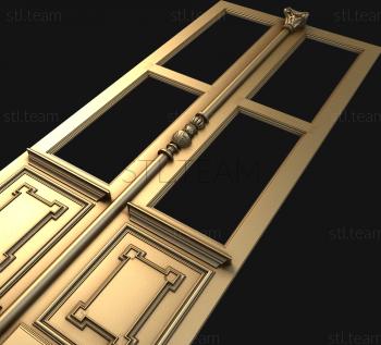 3D модель 3д модель двери резной для ЧПУ, stl файл (STL)