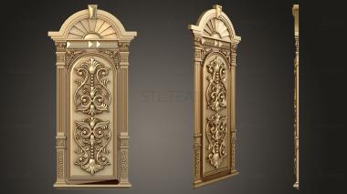 3D модель Дверь к скрупными декорами (STL)