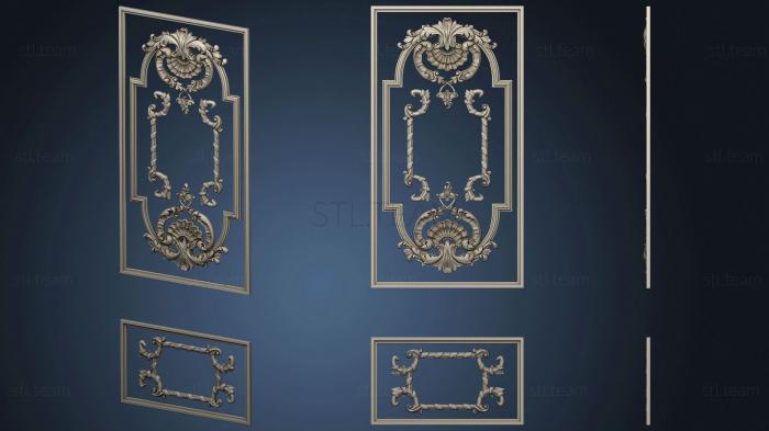 Двери резные Door onlays in baroque