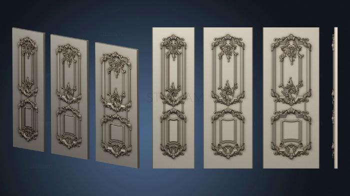 3D модель Двери резные разных размеров (STL)