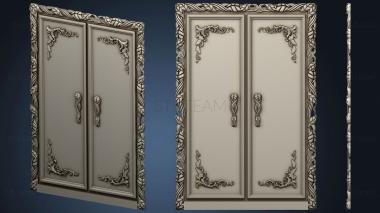 3D model Carved door framing (STL)