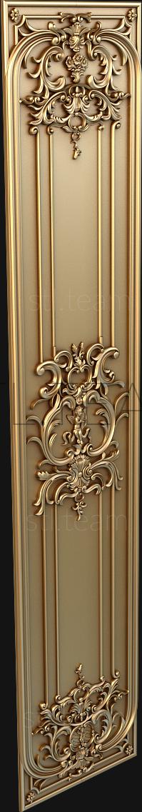 3D модель 3d stl модель накладки на дверь декоративной (STL)
