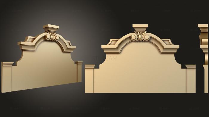 Дверные накладки Замковый камень с классическими формами