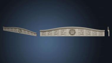 3D model Cornice with birds version3 (STL)