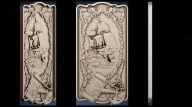 3D модель DVERNA_NAKLADKA_0402 (STL)