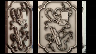 3D модель DVERNA_NAKLADKA_1250 (STL)