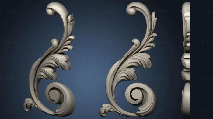 3D model The decor is carved (STL)