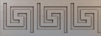3D модель Меандр отдельные квадраты (STL)