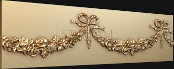 3D model Floral ribbons and bows (STL)