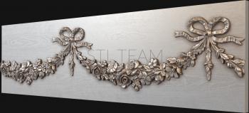 3D model Floral ribbons and bows (STL)