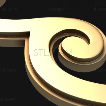 3D модель Волна стилистика (STL)